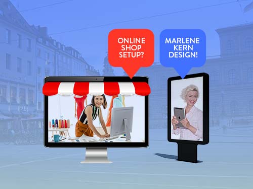 Create Online Shop - Brands & Web Agency Munich creates your Online Shop. Marlene Kern Design offers you sustainable quality & professional process.
